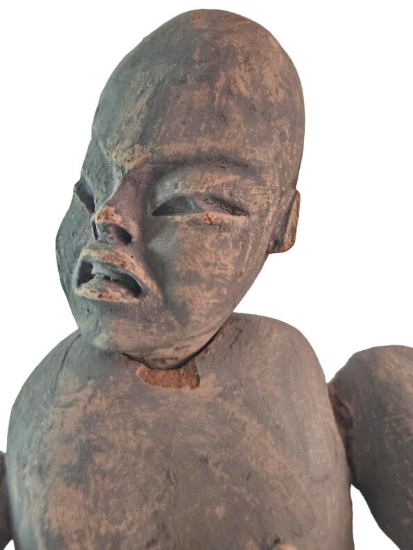Alte mexikanische Keramikfigur im Stil der westmexikanischen Schachtgrabkulturen - mexikanische