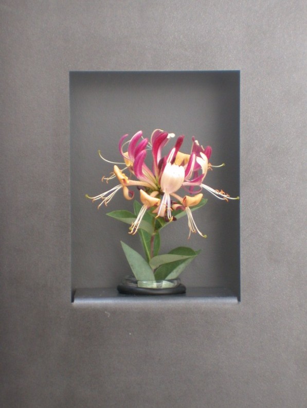 wandhängende Blumenvase