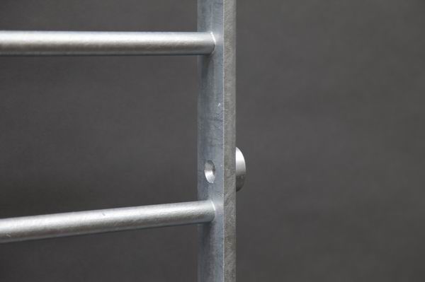 Fenstergitter aus feuerverzinktem Stahl gegen Einbrecher