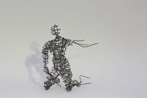 Skulptur aus Draht