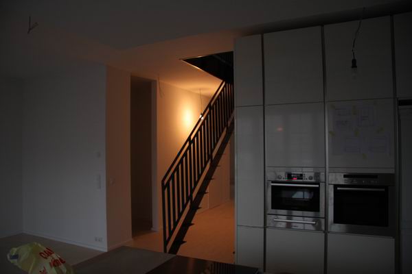 Treppe mit Treppengeländer und Brüstungsgeländer aus Flachstahl in Hamburg