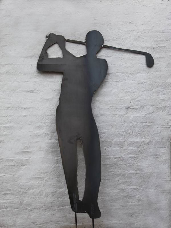 Skulptur Golfer