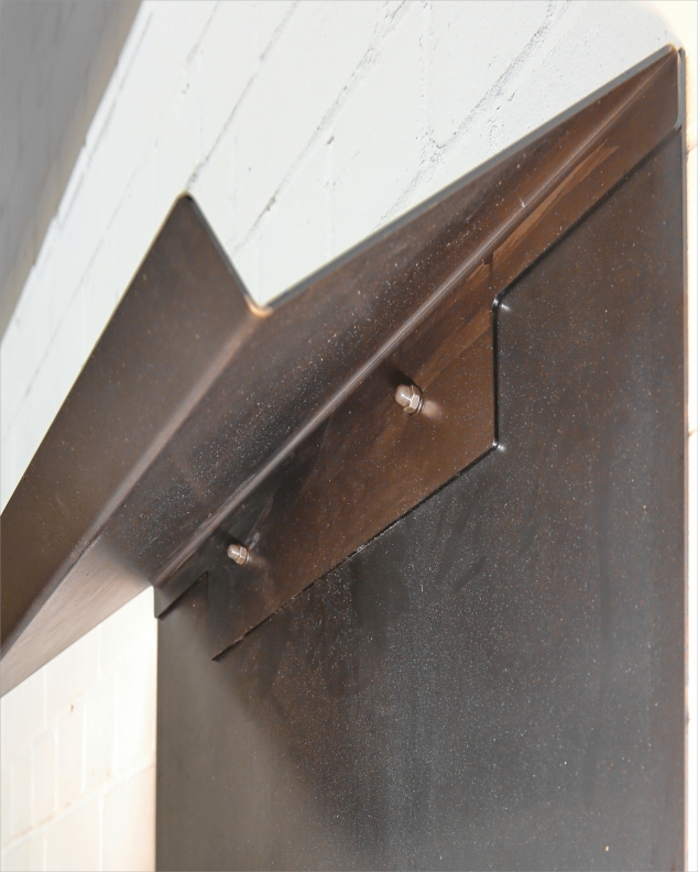 Prospekthalter aus Stahl