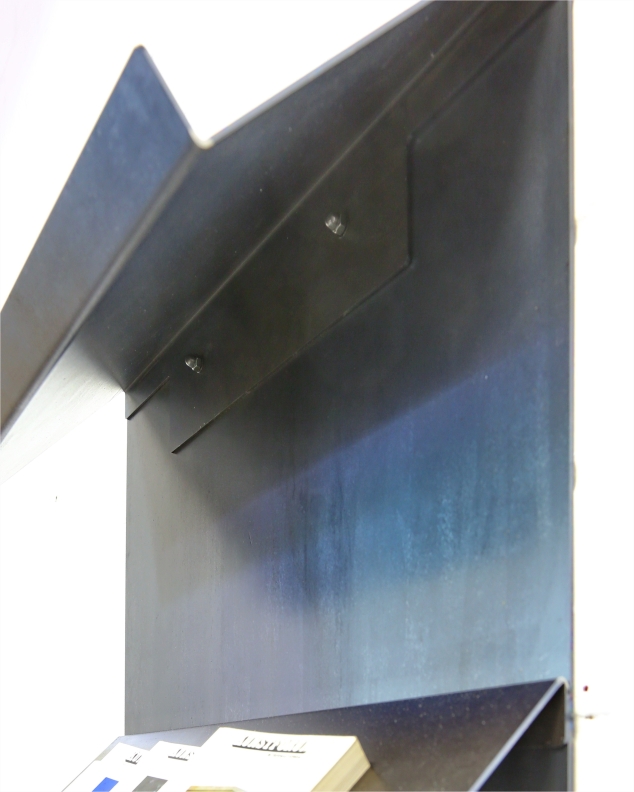 Prospekthalter aus Stahl