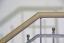 Treppengeländer mit einem ovalen Holzhandlauf