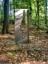 rostige Stelen für die  "Naturerlebnisstation Wald" auf dem Gelände des Umweltzentrum Karlshöhe