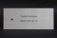 Klingelschild aus 3 mm Edelstahl mit einer Anlassbeschriftung