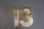 Hausnummer in Edelstahl mit LED hinterleuchtet