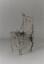 Stuhl - Skulptur aus 2 mm Eisen Draht