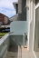 Windschutz für Balkone an einem denkmalgeschütztem Haus.