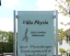 2 Glas/Edelstahl Schilder für die Physio Praxis Villa Physio