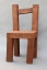 rostiger Stuhl aus Stahl