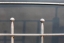 Französischer Balkon einem Schmuckornament aus Stahl