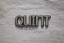 Aluminium Schriftzug "Quint"