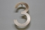 "3" Hausnummer aus 3mm Tombak (CuZn15)