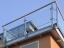 Dachterrasse mit einem Brüstungs Geländer aus Edelstahl