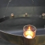 6 flamminger Kerzenleuchter aus Stahl