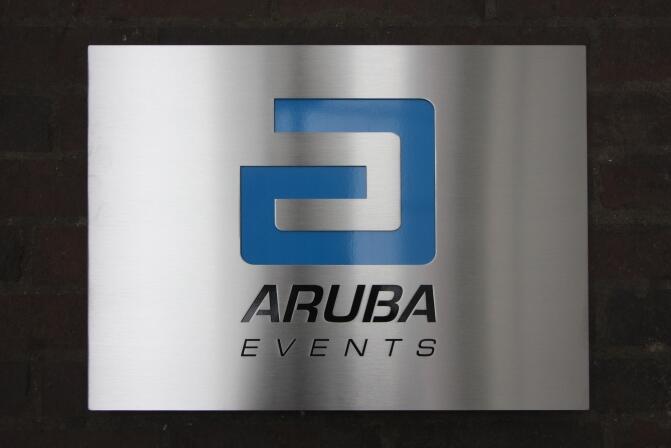 Schild Aruba Events