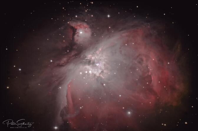 M42, der Orion Nebel bei Scheiß Wetter :-(