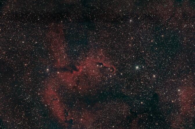 IC1396A, Elefantenrüsselnebel