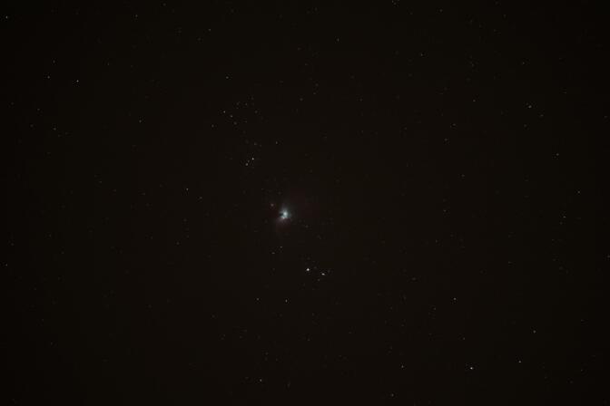 Messier 42, Orionnebel am 13.1.2012