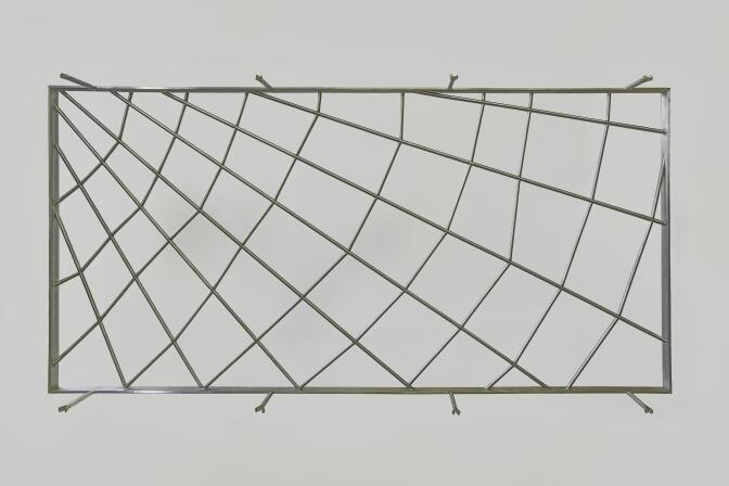 Spinnennetz Gitter aus Edelstahl