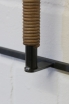 Stangengriff D 20 mm, mit einer Lederschnur umwickelt