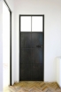 WC Tür im Bauhaus Stil