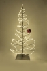 Tannenbaum aus Stahl mit einem programmierbaren LED Lichtschlauch