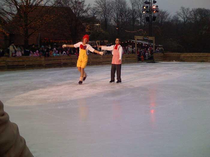 Drehbare 60 qm große Kulisse für die Aufführung von Pinochio im Winterzoo Hannover