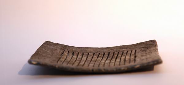 Zahlteller aus 8mm Stahlstäben geschmiedet mit Messingabrieb