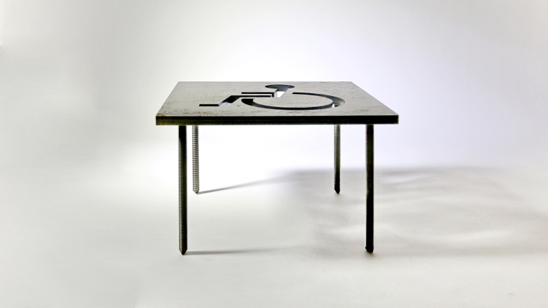 Parkplatzschild für Behinderten Stellplatz