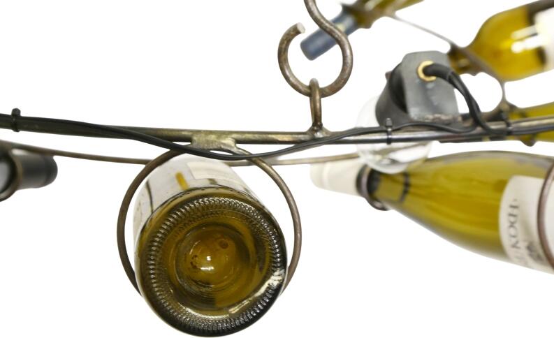 Luce Vinum 1 - ovaler Weinflaschen Leuchter