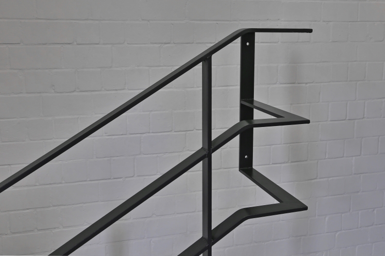 Geländer aus Flachstahl