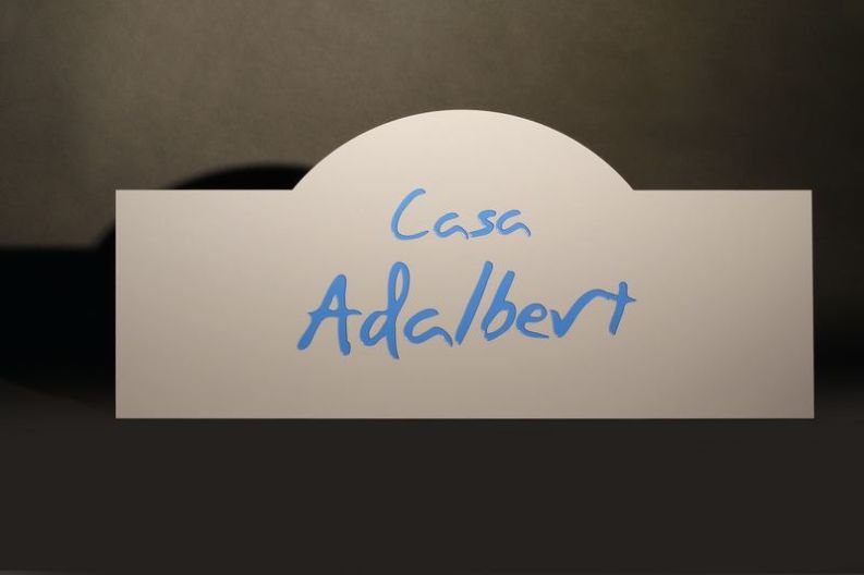 Acryl Schild mit Gravur