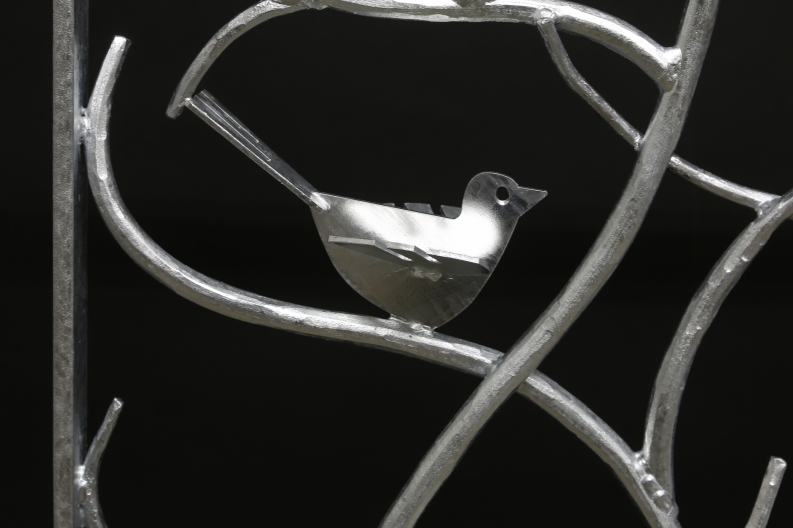 Vogelgitter handgeschmiedet