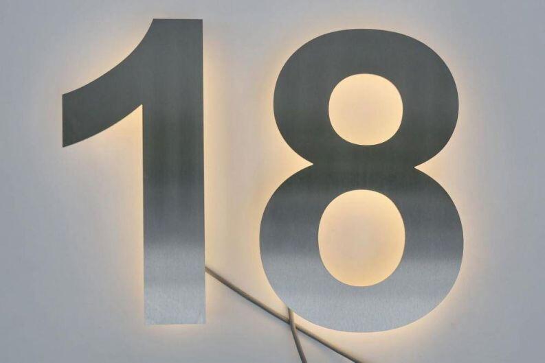 LED Hausnummer