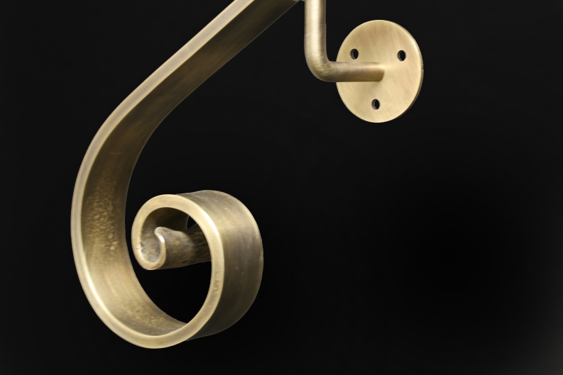 handgeschmiedeter Bronzehandlauf