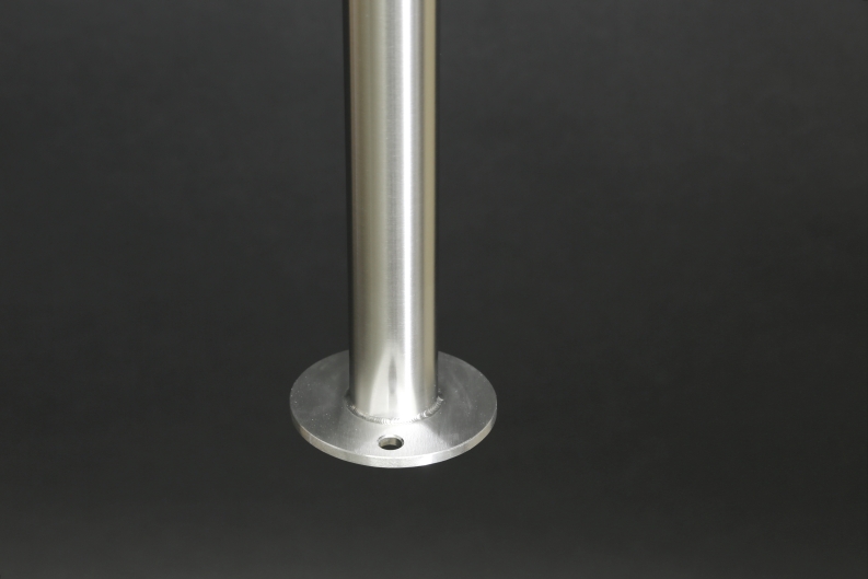 Edelstahl Handlauf für eine kleine Eingangstreppe