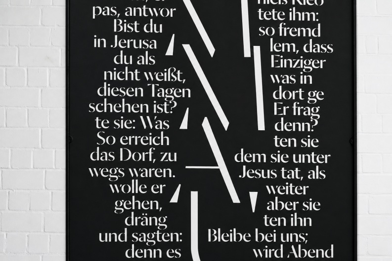 Emmaus Tafel für Bischof Heiner Wilmer