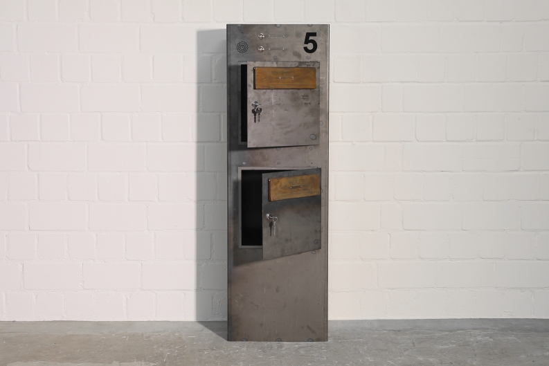 Briefkasten aus Corten Stahl