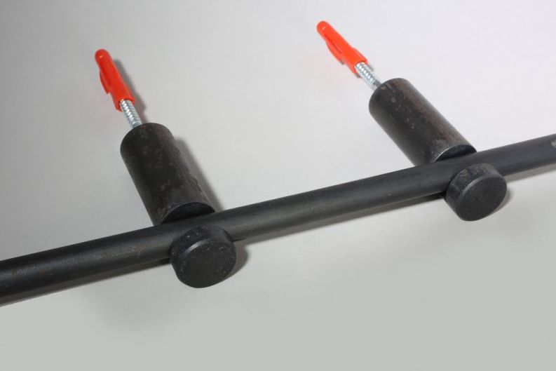 Gardinenstange aus verzundertem Rohstahl