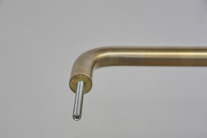 Bronzehandlauf mit 30 mm Durchmesser. Sehr edel - Handlauf aus Bronze
