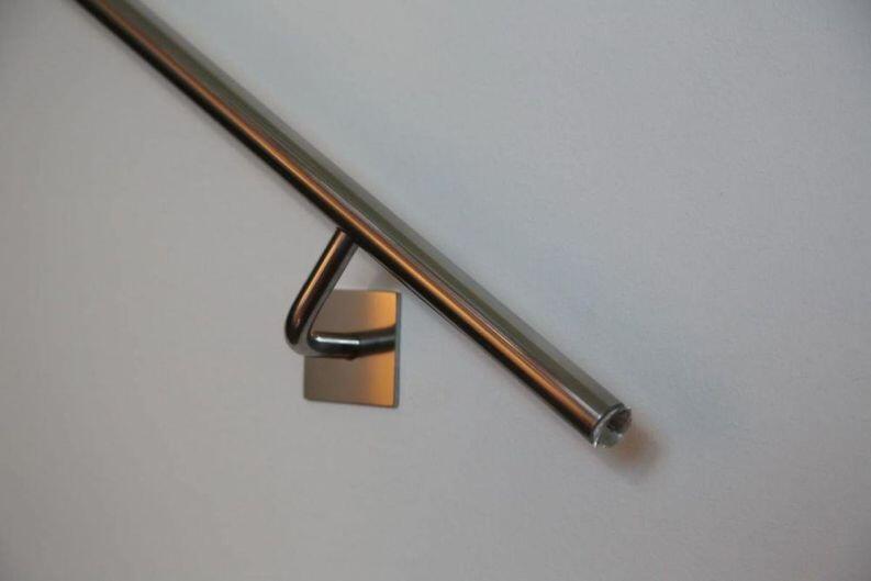 Handlauf mit Glas Diamanten