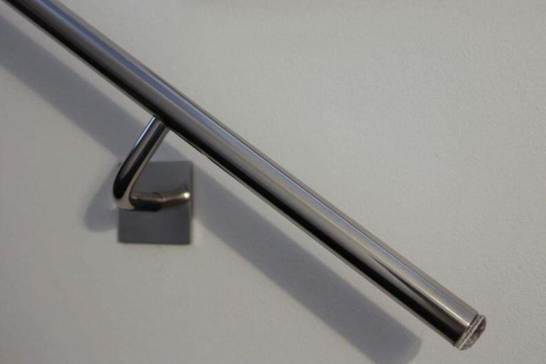 Handlauf mit Glas Diamanten