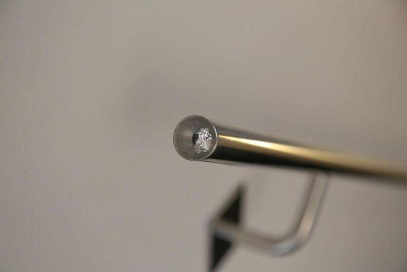 Handlauf mit Glas Diamanten