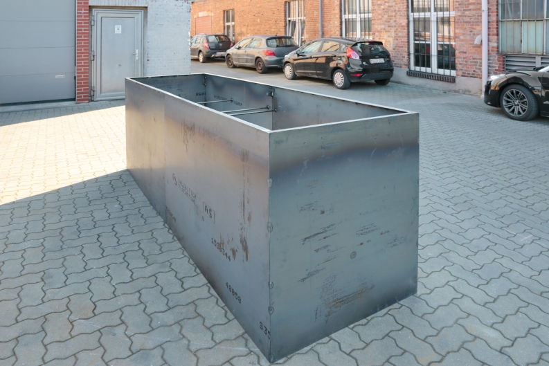 Hochbeet aus Corten Stahl