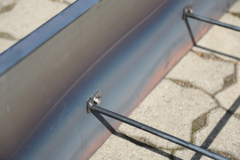 Hochbeet aus 3 mm Corten Stahl