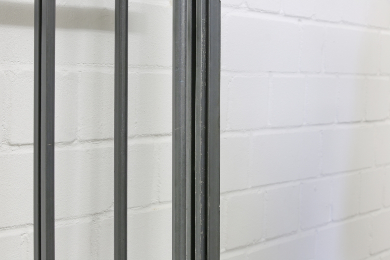 Loft Tür mit Schlagleisten