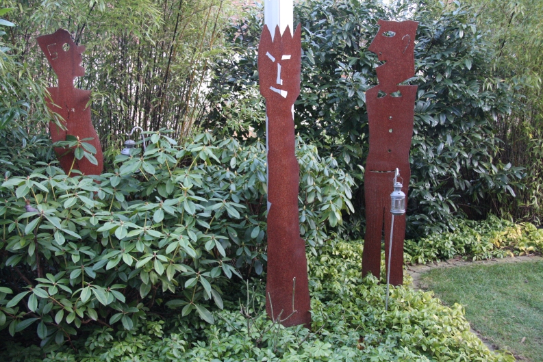 Gartenskulptur plasmageschnitten